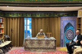 برنامج ليلة الجمعة واحياء استشهاد الامام الرضا ع في مركز اهل البيت الاسلامي في ومبلي